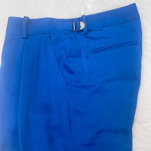 NWT Bcbg MaxAzria Hight waist blue Robbie Wide-Leg Pant S - Picture 7 of 12